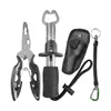 Alicate de Pesca com Isca Conjunto de Aço Inoxidável Combinação: Alicate Pegador de Peixe de Aço Inoxidável com Cabo Reto + Alicate de Pesca Pequeno para Iscas