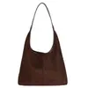 Bolso de Axila para Mujer de Gran Capacidad con Textura Mate para Otoño, Bolso de Hombro Único de Alta Gama Versátil Retro para el Trabajo y los Viajes