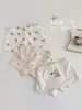 Calzoncillos tipo bóxer de modal para niños, Antibacterianos Clase A, Dibujos animados, Transpirables, Ropa interior para niños, Paquete de 3
