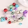 Sinos de Natal Coloridos Foscos Atacado Acessórios DIY Acessórios para Sino de Pet Pingente Sino Pequeno Aberto