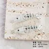 Banho de Ouro Real, Galvanoplastia Conservadora de Cor, Pingente de Peixe Dourado Koi, Joias Artesanais DIY, Acessórios para Pulseira, Colar, Brinco