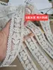 Precio por metro falda inferior de algodón color crudo con flecos y borlas decoración para manualidades accesorio de encaje para ropa