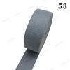 Correa de Cinta de Algodón Lisa Negra y Blanca de 38 mm de Ancho para Bolsos, Correas de Yoga, Cinturones de Lona, Estilo Simple