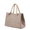 Bolsa de Grande Capacidade Nova Primavera 2024 Feminina Mais Fácil de Combinar Bolsa de Mão/Ombro Bolsa Tote para Trabalho Bolsa de Mão da Moda