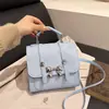Mochila com Laço Estilo Coreano para Mulheres, de Alta Qualidade, Versátil, Adequada para o Dia a Dia, Bolsa Transversal de Ombro Único, Mochila Casual Estilosa