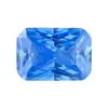 Atacado de Zircônia Aquamarina de Alta Temperatura com Incrustação de Cera, Pedras Soltas de Zircônia Aquamarina Artificial CZ Azul Brilhante com Fundo Pontiagudo e Formatos Especiais