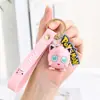 Chaveiro Oficial de Mercadoria Pokémon Série de Pingentes 3D Fofos para Mulheres