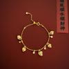 Pulsera de calabaza enrollada retro nicho de estilo chino nuevo modelo 2025 con una pulsera de moda de estilo nacional único y de alta gama