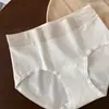 5440 # Algodón colorido Clase A estilo deportivo bloques de color tiro medio sin costuras cómodas 10A triángulo antibacteriano en la entrepierna calzones para niñas