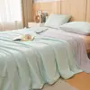 Colcha de Seda de Gelo Classe A Personalizada com Sensação Fresca para Ar Condicionado Colcha Fresca de Verão Núcleo de Colcha Colcha Fina Lavável à Máquina Amostra