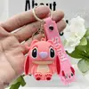 Colgante de Stitch de Dibujos Animados Llavero Divertido de Lilo y Stitch Colgante Muñeco de Plástico Suave Caja Ciega