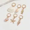 Biquíni com Design Personalizado Decoração Ins Celebridade da Internet Acessórios para Férias na Praia Elementos Oceânicos Concha Corrente de Peito Ornamentos