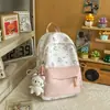 Mochila Nueva Estilosa Estilo Japonés Fresca Dulce Artística Linda Dibujos Animados para Estudiantes de Secundaria y Preparatoria, Mochila Ligera de Viaje