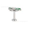 Guanzhiniu F136/G23 titanio labio uña aretes para la oreja uña para la lengua joyería de perforación tipo araña comercio exterior Venta Caliente fábrica en stock lote