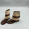 Botas Gu Yun INS de Punta Abierta Estilo Herringman con Plataforma Botines Cinturón Hebilla Primavera Verano Nuevas Botas Pantalón Sandalias de Doble Uso