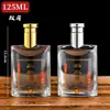 Botella de licor 2-2 botella de vino pequeña vidrio vacío 100ml con tapa botella de degustación 250ml medio kilo