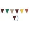 Bandeirola Triangular de Feltro Ursinho Floresta Bebê para Aniversário, Adereços para Decoração de Cena de 100 Dias e Um Mês