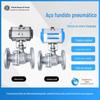 Material WCB de aço fundido Q641F-16C flange válvula de esfera pneumática DN50/2 polegadas no fornecimento de estoque