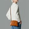 Piel de Vaca de Capa Superior Bolso Pequeño Cuadrado Portátil para Mujer Moda Simple Versátil Patrón de Burbujas Bolso de Hombro Cruzado Aún Versátil Bolso Pequeño Cuadrado