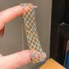 Mariposa de Concha Rosa~Pulsera de Mariposa de Circonita, Diseño de Nicho, Estilo Dulce y Fresco, Lujo Ligero, Sensación de Alta Gama, Joyería al por Mayor