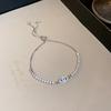 Pulseira Redonda de Zircônia Amorosa Estilo Coreano Luxo Acessível Pulseira Elegante de Alta Qualidade Moda Simples Estilo Popular da Internet Joias de Pulseira
