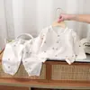 Novos Pijamas de Verão Finos Infantis para Meninos Manga Curta Calça Curta Roupas para Ar Condicionado conjunto Roupas de Casa para Meninas Bebês