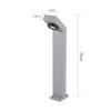 Luces led simples para jardín productos de aluminio luces de paisaje para parque exterior luces de piso luces para césped de patio impermeables luces para césped