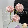 Fábrica atacado curling rose 3 imperial concubina rosa simulação flor decoração de casa simulação de casamento flor estrada chumbo