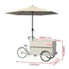 Carrito de puesto de mercado nocturno, Triciclo de burro invertido para mercado nocturno, Carrito de comida, Carrito de puesto de snacks móvil, Carrito de ventas montable
