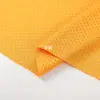 Malha Pronta de Tricô por Trama do Fabricante 100D Baixa Elasticidade Malha com Furos Tecido para Colete de Roupa Esportiva de Basquete Bagagem