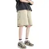 Pantalones cortos deportivos casuales de gofre para hombre, verano, finos, holgados, pantalones cortos de running y fitness de secado rápido, por encima de la rodilla