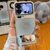 Funda para Teléfono Gradiente Rosa y Azul Elefantito y Caballito Adecuada para Apple 17 Pro Max con Soporte, Compatible con Huawei, Xiaomi, Oppo, Vivo