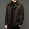 Novas jaquetas masculinas quentes de outono e inverno, estilosas, versáteis, casuais, descoladas, para negócios, estilo europeu, com um toque de alta qualidade