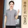 Roupas de Trabalho para Limpeza de Quartos de Hotel Verão Hotel Shopping Center Hospital Gerenciamento de Propriedades Limpador Uniforme PA Roupa de Trabalho