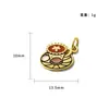 Pingente Minimalista de Aço Inoxidável Estilo Japonês e Coreano Pulseira da Sorte e Segurança Charme Colar DIY Feito à Mão Acessórios de Joias
