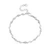 Pulsera de Plata de Ley 999 para Niña Lujo Ligero Sentido de Diseño de Nicho Nuevo Estilo Moda Inspirada Regalo Exquisito