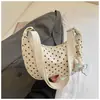 Bolso de Hombro de Lunares Moderno y de Moda para Mujer 2026 Primavera Nuevo Bolso Tote Casual Simple Gran Capacidad Bolso de Hombro