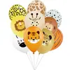 Set de Globos Temática Animales del Bosque Decoración Fiesta de Cumpleaños Infantil Globos Accesorios para Fotos