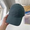 Versión coreana de gorra de béisbol de algodón de color sólido para hombre y mujer, cuatro estaciones, todo a juego, parte superior suave para circunferencia de cabeza grande, visera, gorra de pico de pato