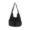 Mochila más vendida transfronteriza, bolso de color sólido para mujer, estilo retro europeo y americano, bolso de hombro cruzado, bolsa de mano de gran capacidad para el día a día