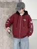 Chaqueta con capucha para niño, nuevo estilo primavera y otoño, chaqueta de béisbol de moda holgada, top casual moderno para niños mayores, ropa de otoño