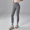 Calça Legging Longa Elástica para Tonificação Abdominal Pilates Yoga Fitness Corrida Esportes Roupa de Baixo Justa Calça Tubarão Calça Tubarão