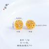 Acessórios DIY de ouro de longa data Xiangyun contas espaçadoras de cabaça da sorte vazadas contas redondas