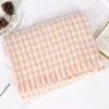 Fábrica de bufandas de cachemira al por mayor personalizadas transfronterizas bufanda de cachemira a cuadros coreana para otoño e invierno bufanda chal para mujer