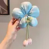 Anillo para el Cabello de Intestino Grueso con Forma de Flor de Tulipán para Niños, Adorno para la Cabeza de Niña para Cola de Caballo Baja, Accesorios para el Cabello de Alta Calidad para Niñas Princesas