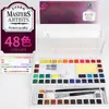 Set de Acuarelas Sólidas Marley Pintura Sólida para Acuarela 24 Colores Pintura Sólida para Acuarela 18 Colores 36 Colores Portátil