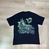 Travis Scott 26Ss Nuevo Estilo de Verano Calle Alta Americana Manga Corta Holgada Casual Nicho Camisetas Tops para Hombre y Mujer