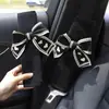 Funda protectora de hombro para cinturón de seguridad de coche, lazo lindo, diosa, decoración interior de coche, funda protectora para cinturón de seguridad, alargada, suave