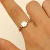 Aliexpress Venta Caliente Transfronteriza Cobre Chapado en Oro Reloj de Gama Alta Manecilla Anillo Abierto Personalizado Nicho Anillo de Reloj de Oro