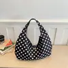Bolso de mano con puntos texturizados minimalista transfronterizo para mujer, nuevo modelo 2026, bolso de mano y hombro versátil de nailon de alta gama
